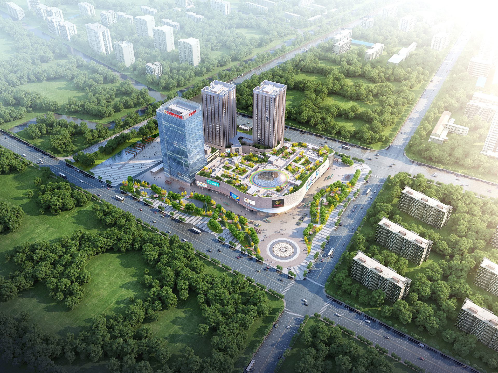 厚德医院鸟瞰图